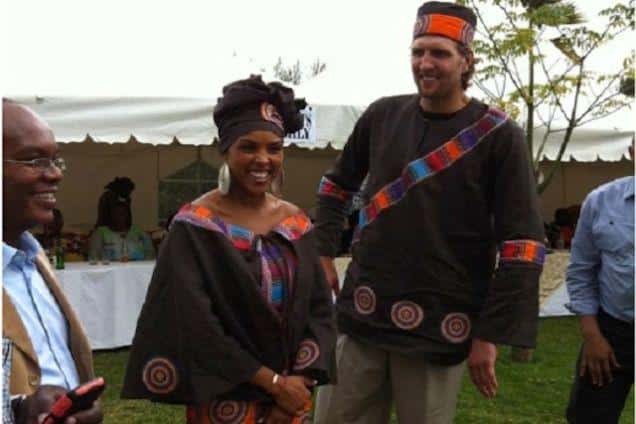 Photos of Dirk Nowitzki wedding and dancing to Mugiithi in Kenya