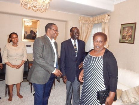 Photos: Vice President Kalonzo Musyoka meets Kenyans in London.
