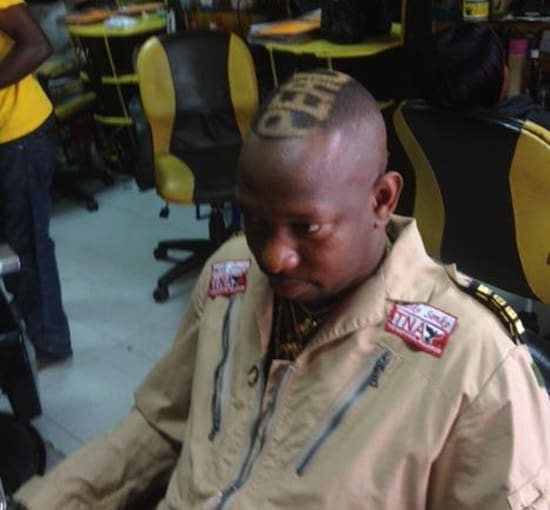 Mike Sonko goes to Parliament with a Mohawk
