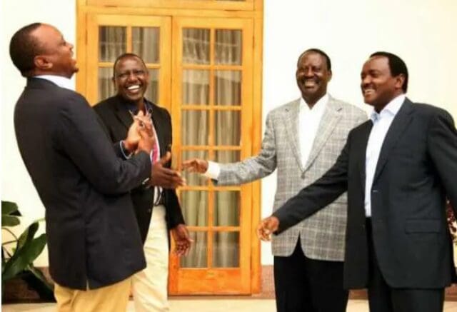 Funny Photos - President Uhuru Unique Way Of Laughing