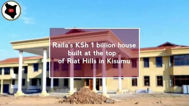 Raila Odinga's sh1 Billion 74 roomed Kisumu palatial Home