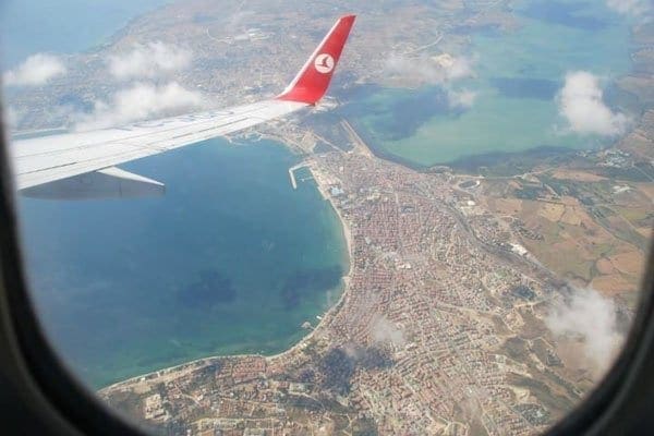 An aerial view of Instanbul.