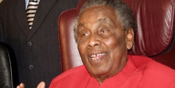 Former minister William ole Ntimama. Mr Ntimamaon Sunday criticised Narok Governor Samuel Tunai, accusing him of making unilateral decisions without involving leaders from the county. Photo/FILE