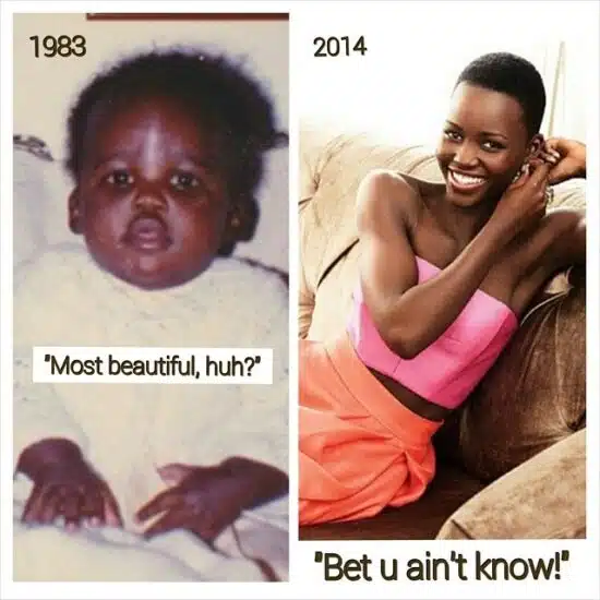Most Beautiful Woman in The World, Lupita Nyong’o as a Child