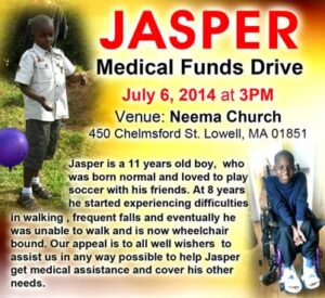 Jasper1 Medical Funds Drive