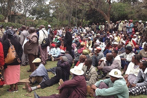 Narok Evictees Camp Outside State House