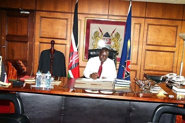 Acting President William Ruto at Harambee House on October 7,2014. PHOTO | DPPS