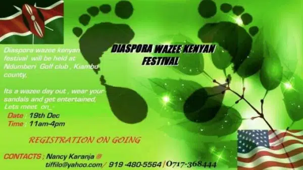 DIASPORA WAZEE BAREFOOTED KENYAN FESTIVAL