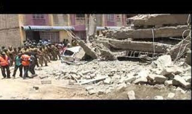 Raw Video: Nine workers injured as Roysambu Building Collapse