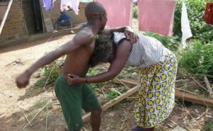 wife beating man