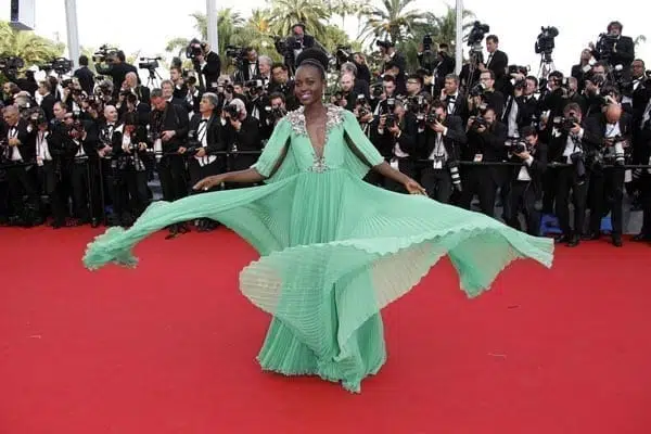 Wow Photos: Lupita Nyong’o In Christian Dior Couture – 2014 BAFTAs