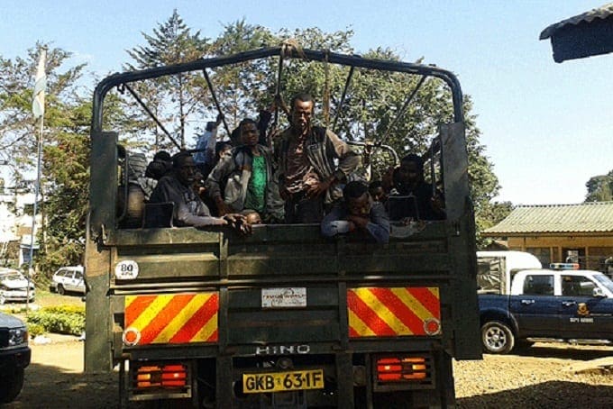 Corruption: Police lorry intercepted ferrying 100 Ethiopian immigrants