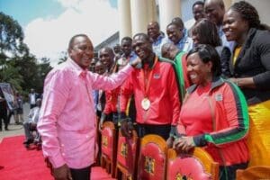 Uhuru awards athletes