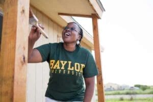Rose Wasike began working with Buckner in her native Kenya before attending Baylor. Both experiences changed her life. (Buckner photo by Chelsea White) -
