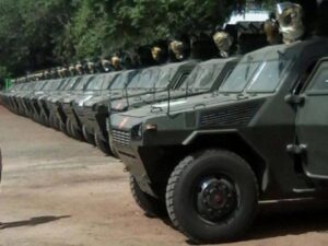 armoured vehicles