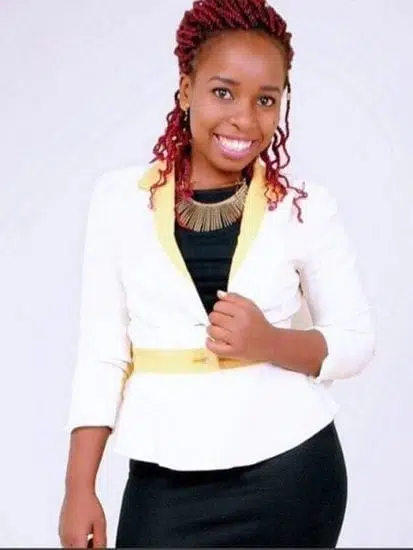 Saumu Mbuvi, the first born daughter of Nairobi Senator Mike Sonko.
