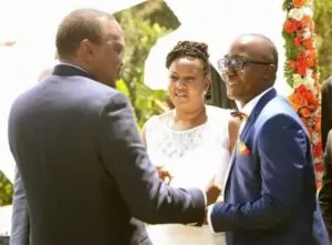 Uhuru at wedding
