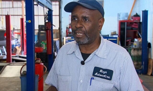 VIDEO: Kenyan immigrant who owns a repair shop in Texas defends his 'dream'