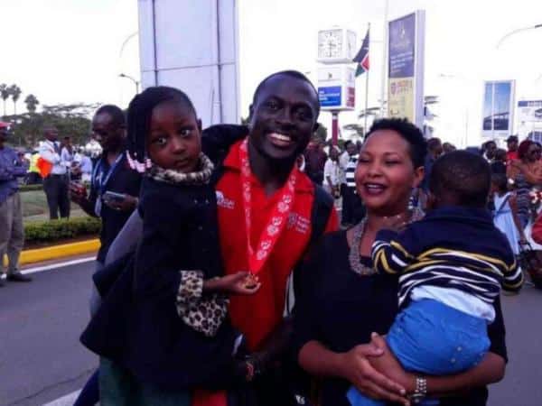 PHOTOS: Kenya 7s team gets rousing welcome at JKIA