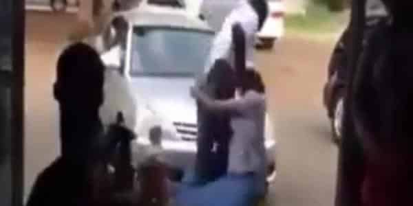 RAW VIDEO: City Askari Caught Dragging Businesswoman on Ground