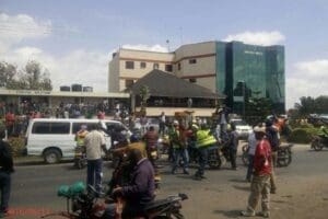 Anti CORD protest in Nakuru