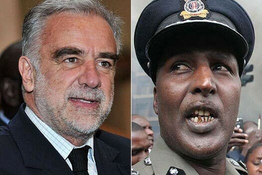 LEFT: Retired ICC prosecutor Louis Moreno-Ocampo. RIGHT: Former Police Commissioner Maj-Gen Hussein Ali. PHOTOS | FILE