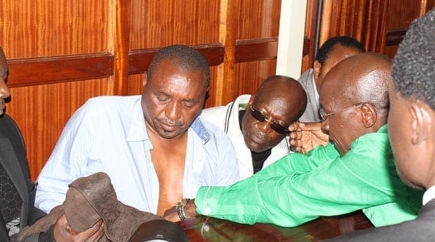 Appearing before Chief Magistrate Daniel Ogembo, the defence lawyers led by Siaya Senator James Orengo declared that the rights of their clients were being abused by being denied bail/CFM NEWS