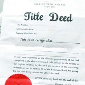 Title deed