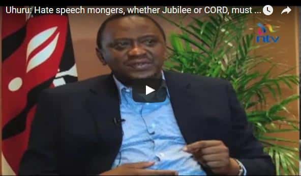 Uhuru Video: Leaders Must Face Hate Speech Consequences