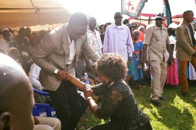 Gloria Muliro Kneels Before Ababu Namwamba and Social Media Can’t Cope