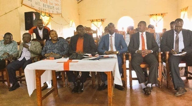 The MPs gave the endorsement during a church service in Kiambu/COURTESY
