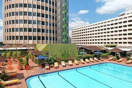A view of Hilton hotel's swimming pool. PHOTO | COURTESY