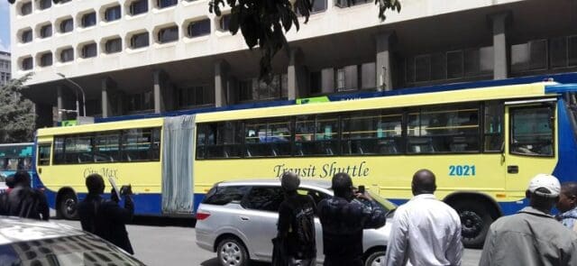PHOTOS: New Long City Shuttle Bus Excited Nairobi Yesterday