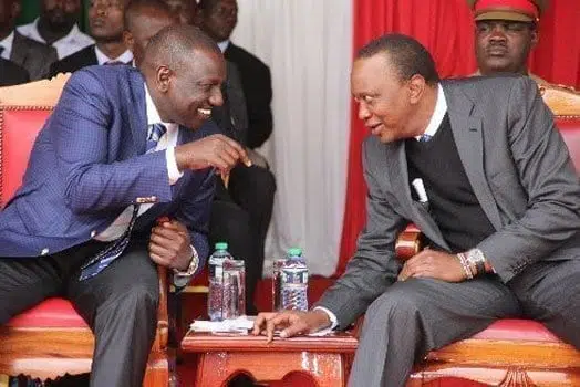 President Uhuru Kenyatta and his deputy William Ruto.