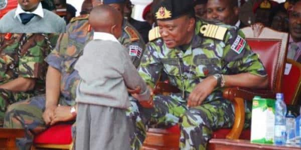 Image result for uhuru promise boy who said poem to him a house