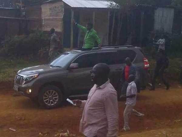 Wetang'ula photo waving at 'empty crowd' during Kakamega tour stirs debate on social media