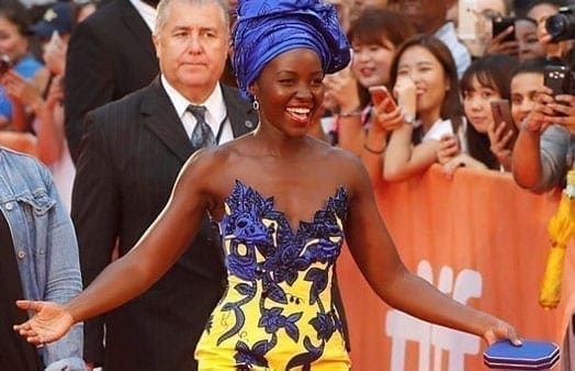 Oscar Award winning actress Lupita Nyongo at the 2016 Toronto Film Festival. PHOTO | COURTESY