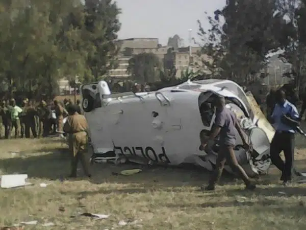VIDEO: Police chopper crash captured on camera