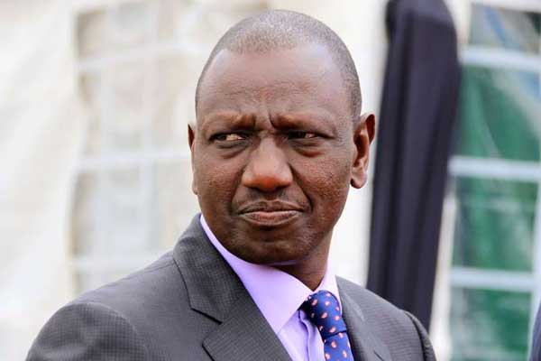 Deputy President William Ruto. He will attend