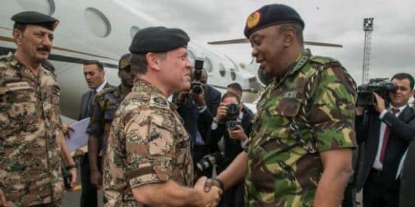 Why Uhuru Wore Military Uniform to Welcome King Abdullah II of Jordan