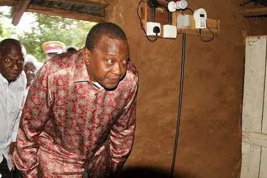 Kenyans have discovered something strange about this Uhuru silk shirt