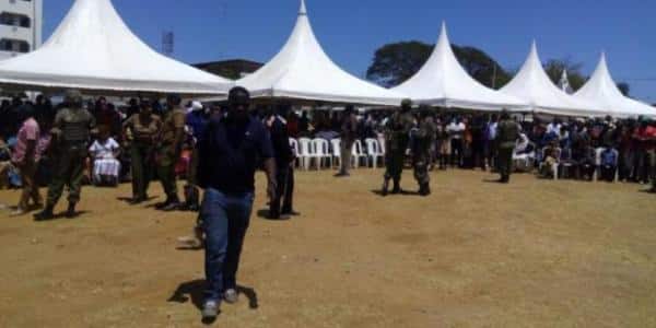 Chaos at Uhuru Kenyatta meeting with leaders in Migori