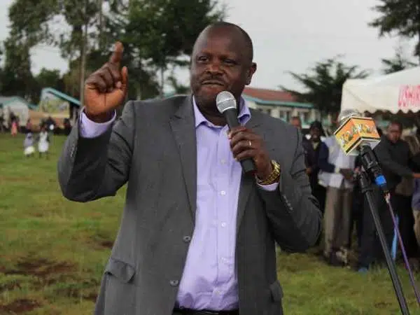 Bomet Governor Isaac Rutto during a past meeting in Kuresoi. /FILE