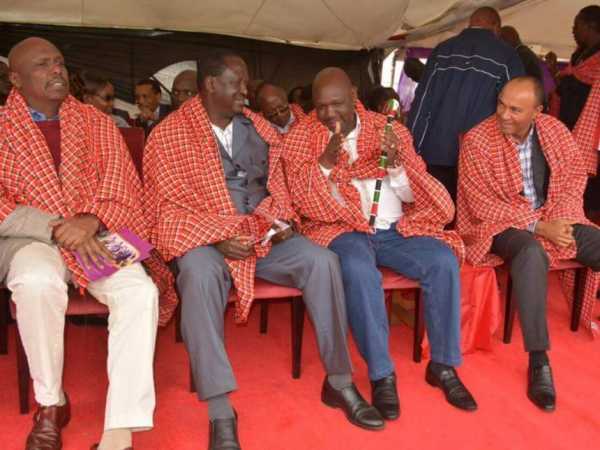 Raila, Kenneth share podium in Narok at Ole Sapit thanksgiving 