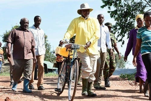 Image result for Museveni Shocks The World as He Fetches Water in the Village