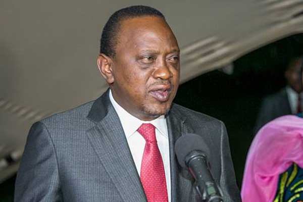 President Uhuru Kenyatta who is expected to