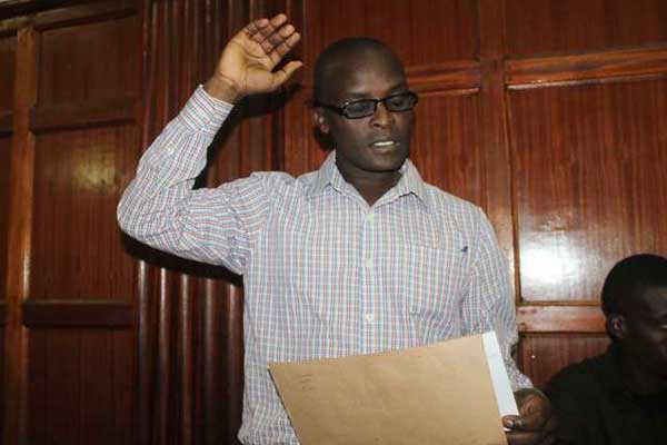 Douglas Nyakundi, who allegedly claimed to work