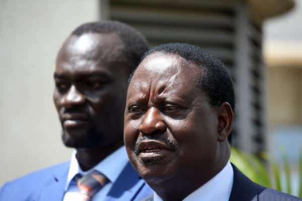 Cord leader Raila Odinga