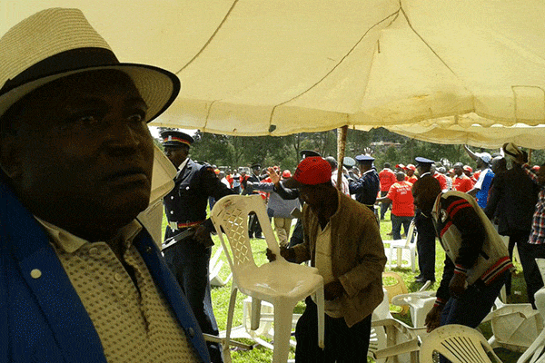 Supporters of Governor Munya and Senator