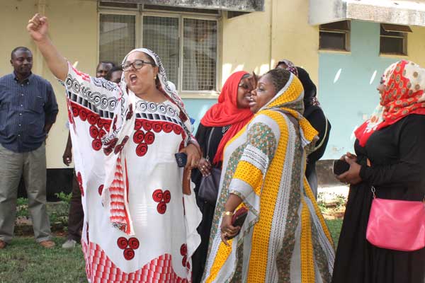 Supporters of businessman Suleiman Shahbal